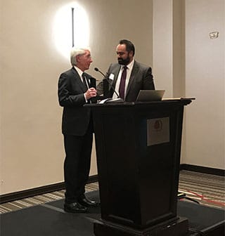 Tomazin received the Lifetime Achievement Award from the Arapahoe County Bar Association