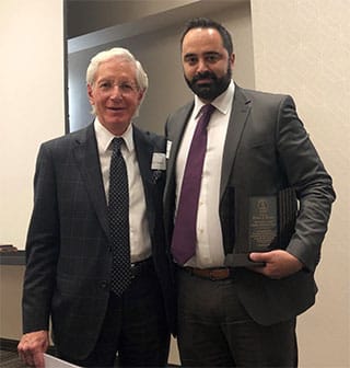Tomazin received the Lifetime Achievement Award from the Arapahoe County Bar Association
