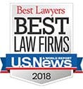 2018 U.S. News Best Law Firm Badge